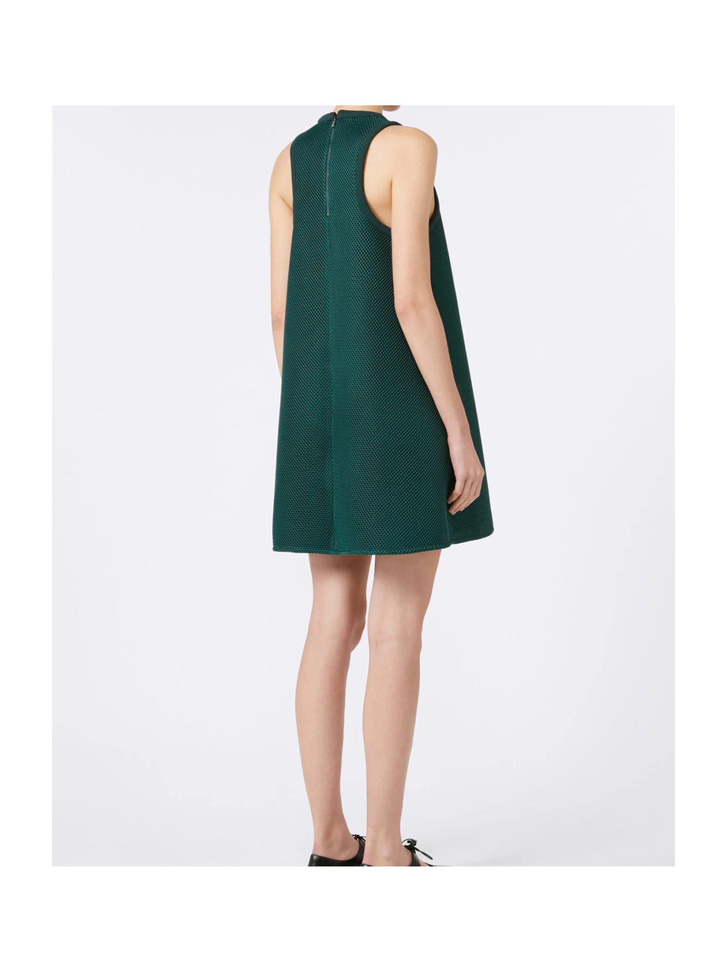 Max Mara Didone Mesh Flared Dress - SENSER