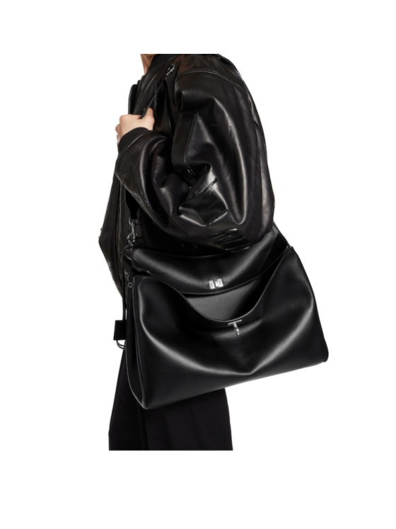 Image 7 of Balenciaga Men's Rodeo Messenger Bag Medium in Black