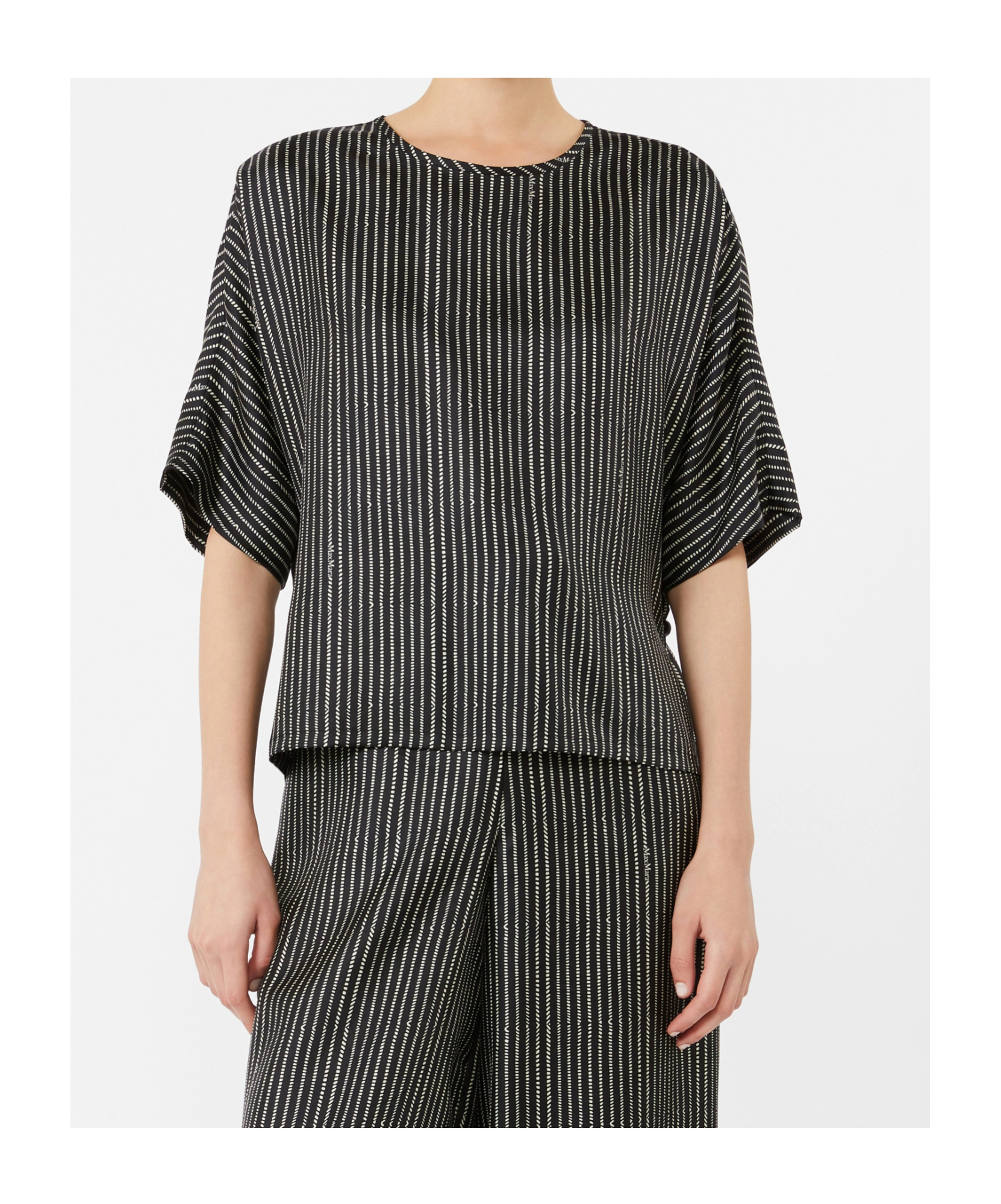 Max Mara striped drawstring top - SENSER