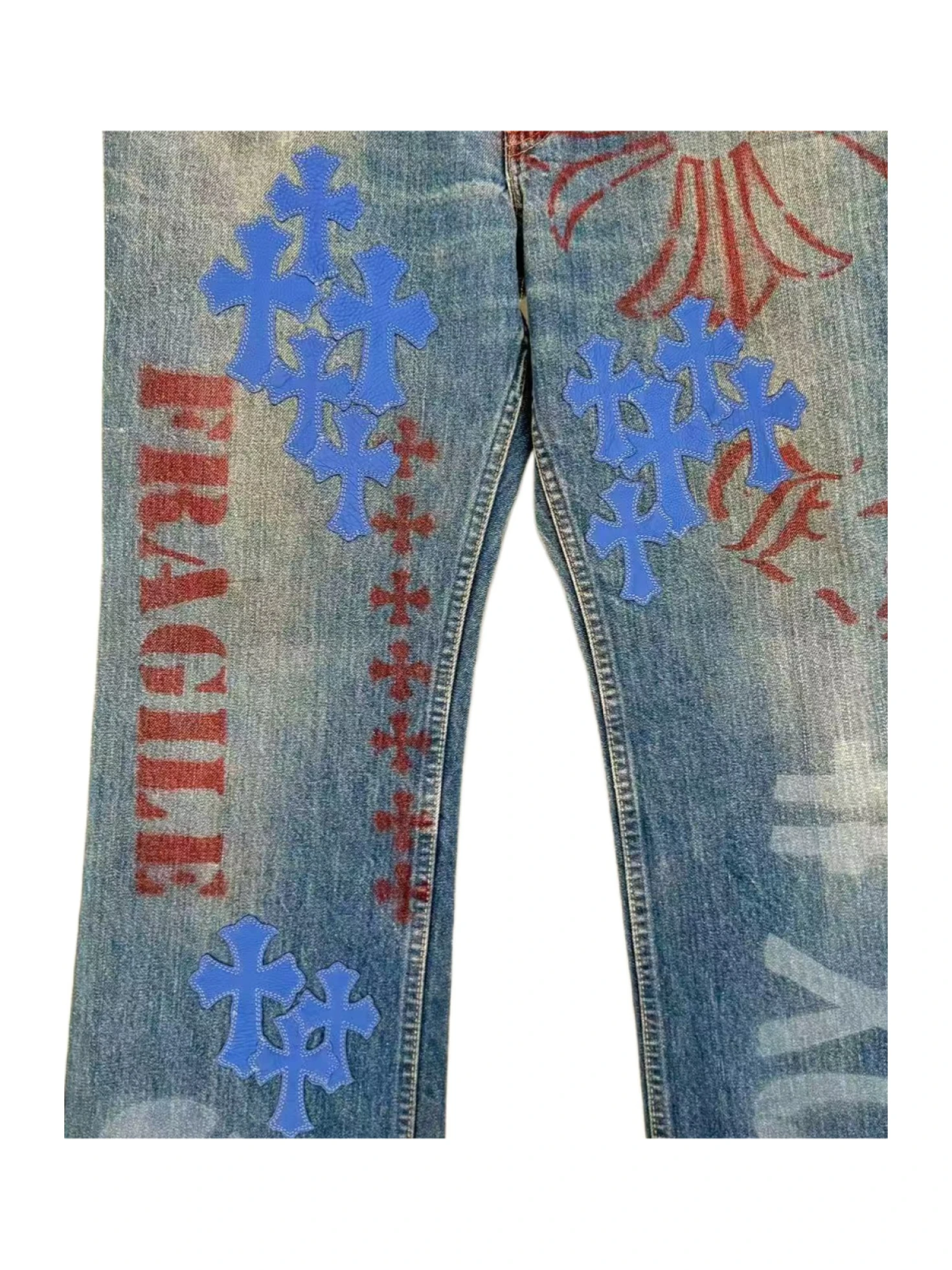 Chrome Hearts Belt loops Jeans - SENSER
