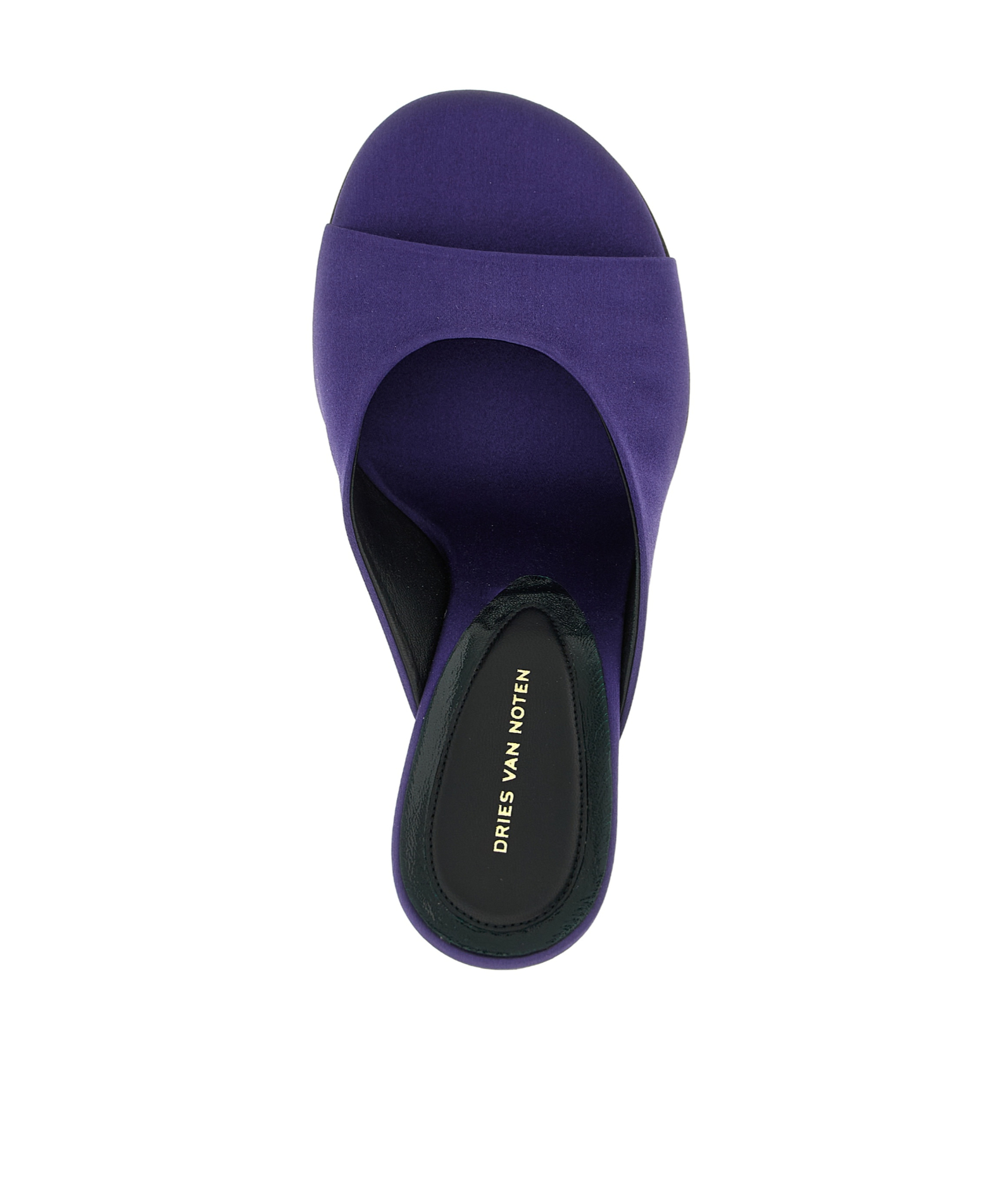 Dries Van Noten Satin Wedge Sandals, image 5 of 5