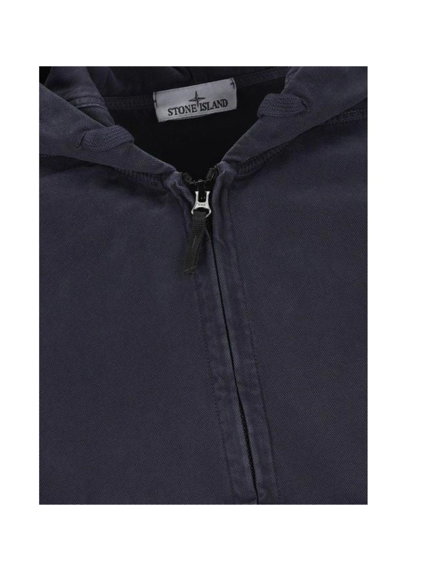 Stone Island Oversized Fit Hooded Zip-Up Sweatshirt - SENSER