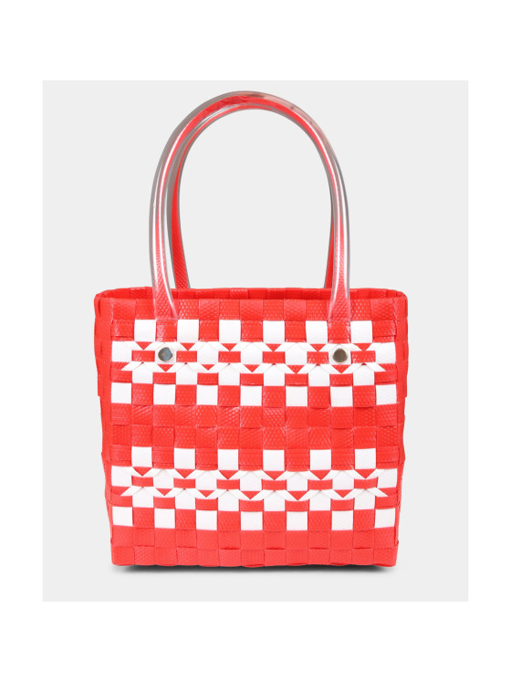 Image 3 of Marni Kids Woven-Designed Top Handle Bag