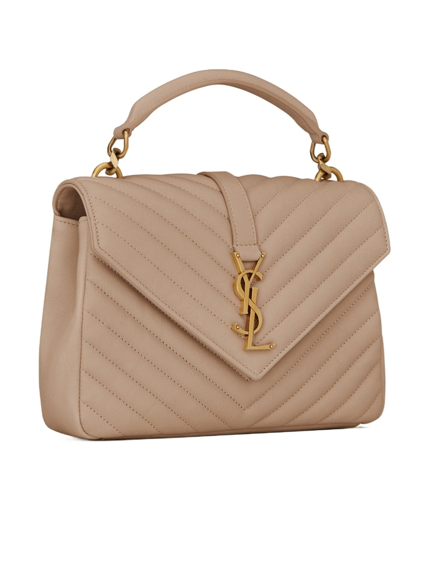 Saint Laurent Collège Quilted Medium Shoulder Bag - SENSER