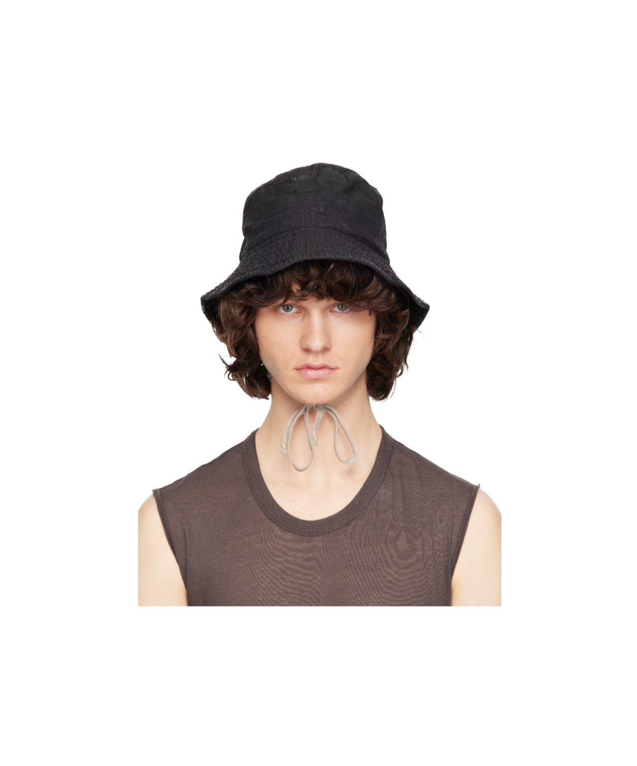 Rick Owens Drkshdw Rick Owens DRKSHDW Wide Brim Denim Hat - SENSER