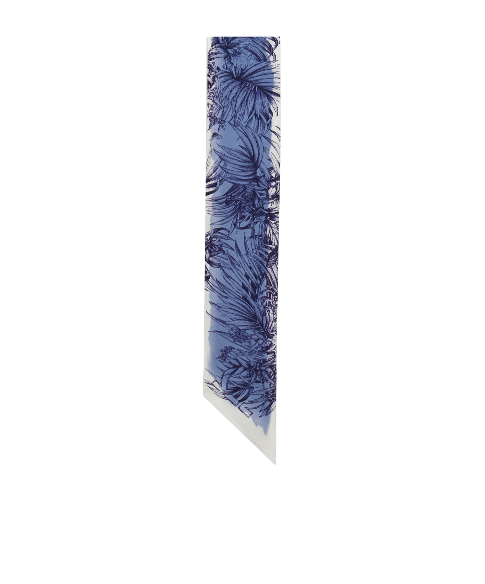 Salvatore Ferragamo Gravure print silk bandeau - SENSER