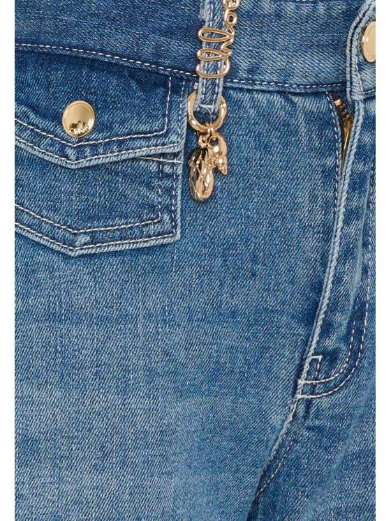 Image 3 of Chloe Chloé Kids Frayed Hem Denim Jeans