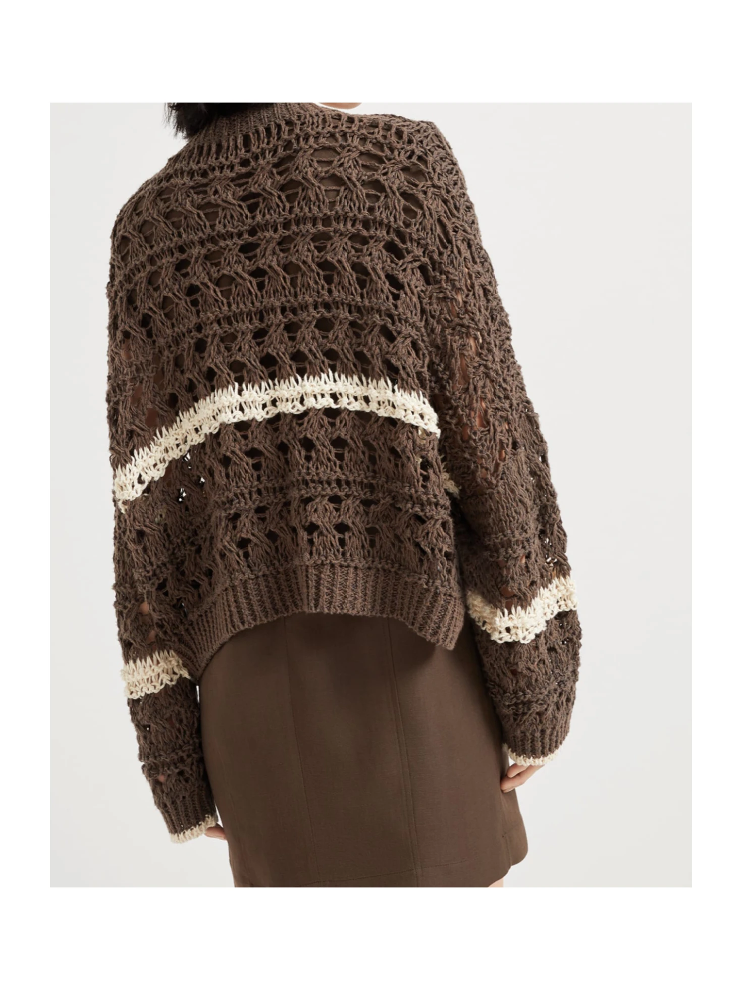 Brunello Cucinelli open-knit cardigan - SENSER
