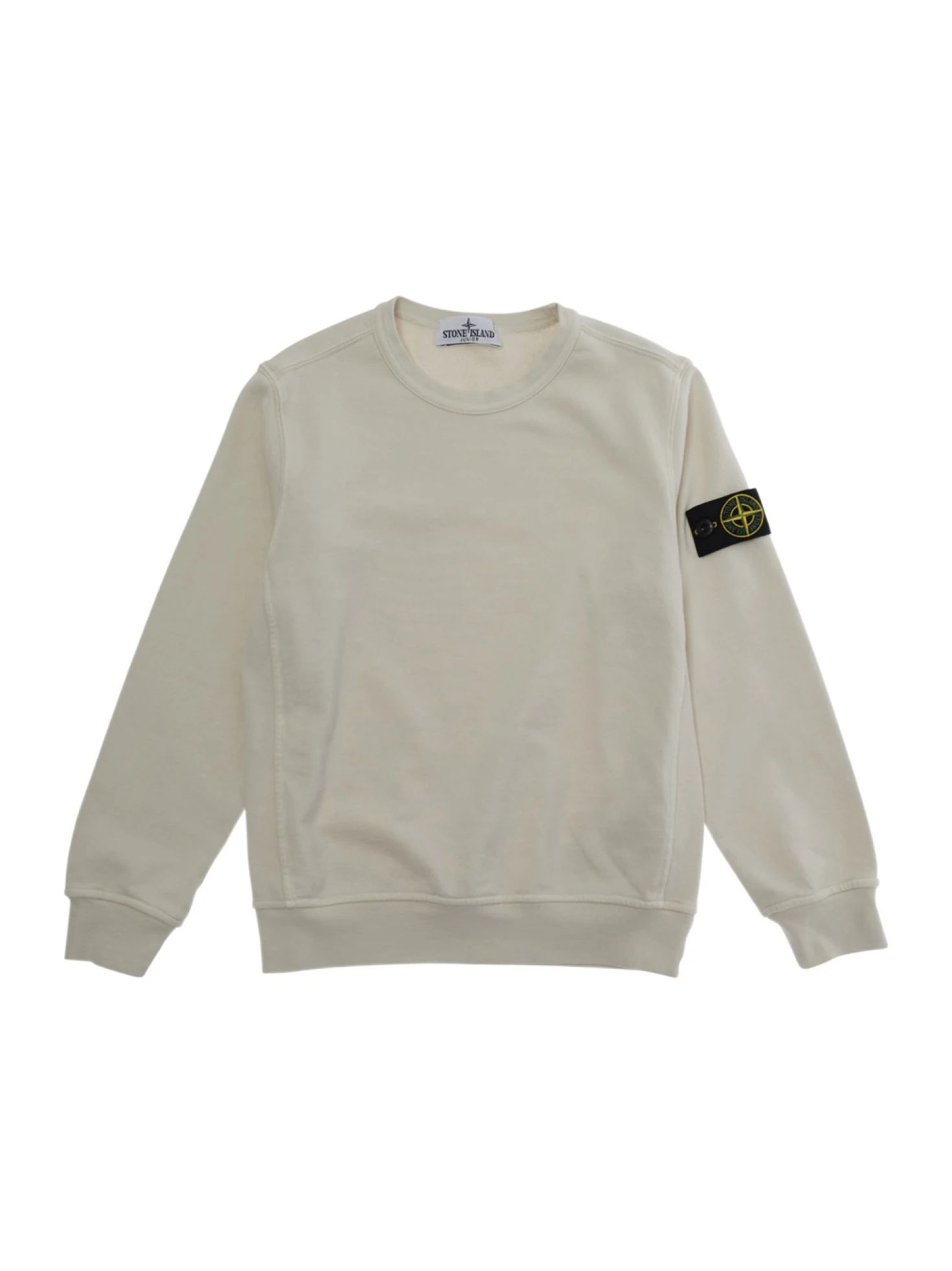 Stone Island Junior Logo Patch Sweatshirt - SENSER Stone Island Junior Logo Patch Sweatshirt - SENSER